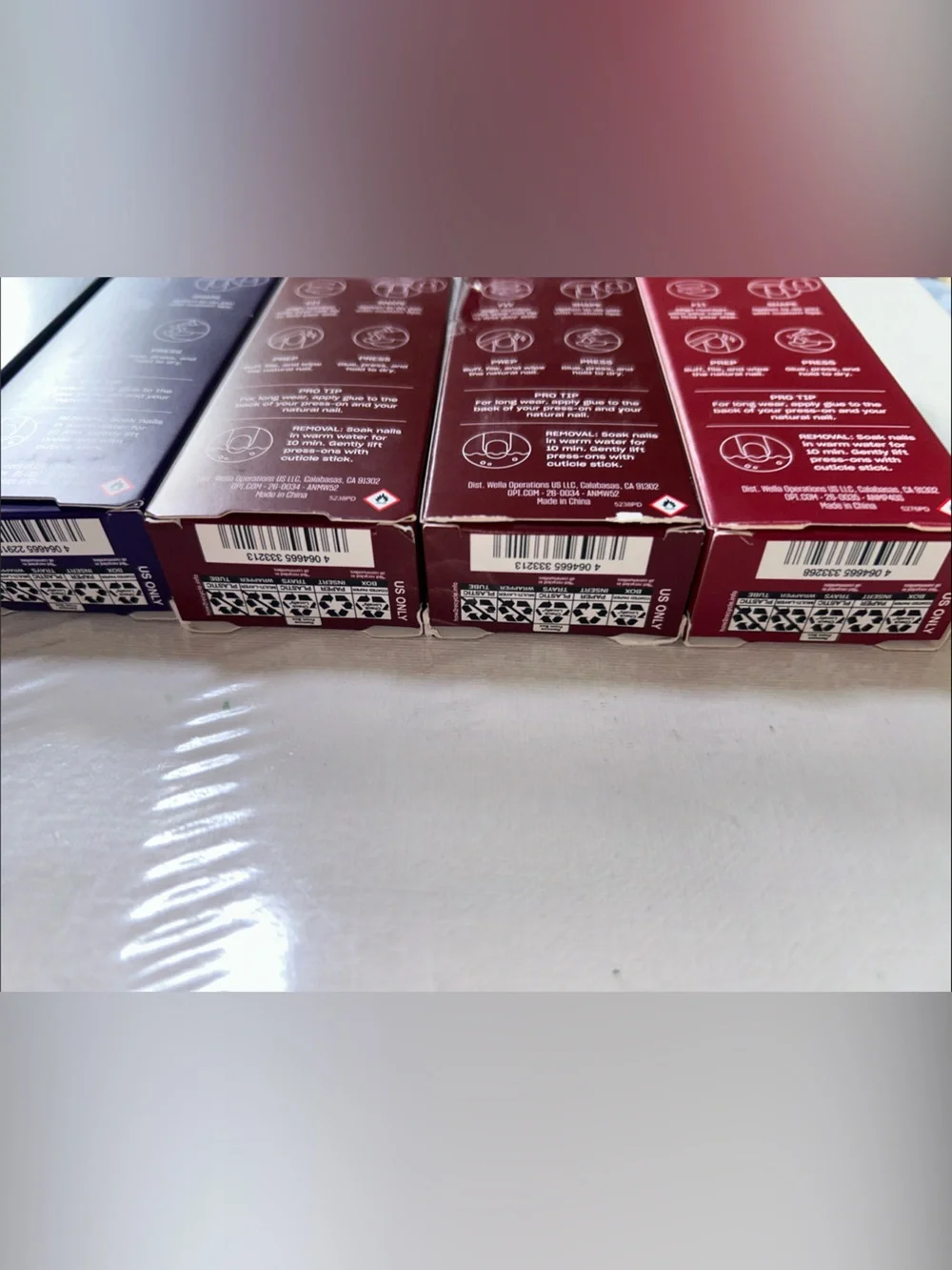 8x OPI On Point Press-On Nails Variety Pack